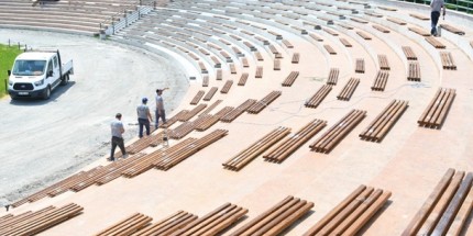 Amfitiyatro Bakıma Alındı