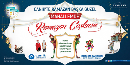 Çocuklar Ramazan Coşkusunu Canik’te Yaşayacak