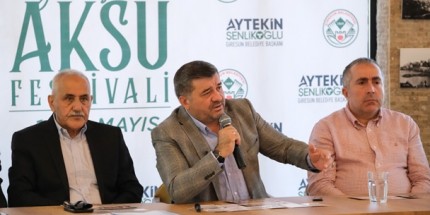 Uluslararası Giresun Aksu Festivali Hazırlıkları Tamamlandı