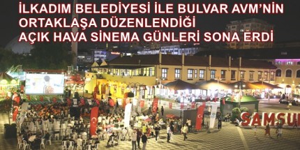 İlkadım’da 6 Gün Süren Açık Hava Film Festivali “AQUAMAN” Filmi İle Sona Erdi