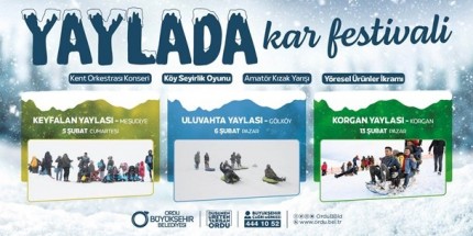 Ordu’da Kar Festivalleri Şubat Ayında Devam Edecek