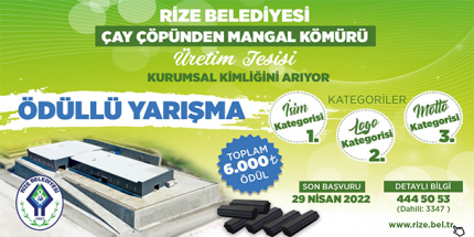 Rize Belediyesi’nden Ödüllü Yarışma