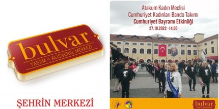 Bulvar AVM’de 29 Ekim Cumhuriyet Bayramı Etkinlikleri 