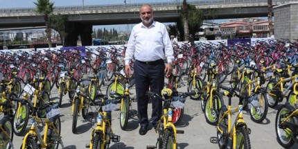 Canik’te Çocuklar Bisikletlerine Kavuştu