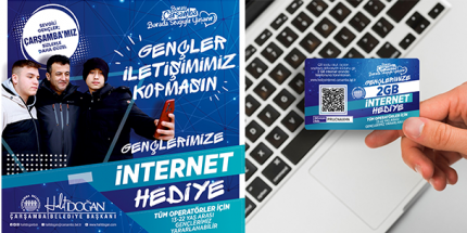 Başkan Doğan’dan Gençlere İnternet Müjdesi