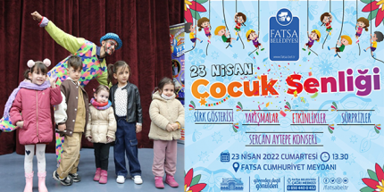 Fatsa Cumhuriyet Meydanında 23 Nisan Coşkusu Dolu Dolu Yaşanacak 