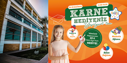 Yeşilyurt AVM’de Yaz Tatili  Eğlenceli ve Hediyeli Başlıyor