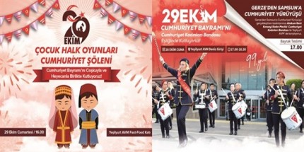Yeşilyurt AVM’ de 29 Ekim Cumhuriyet Bayramı Coşkusu
