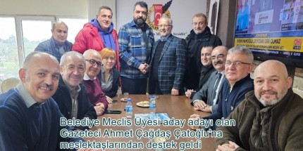 Gazeteci Aday Adayına Meslektaşlarından Tam Destek