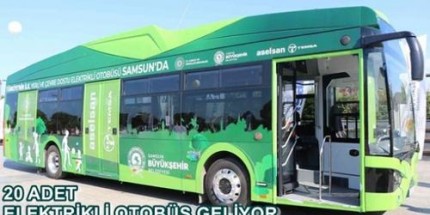 İlklerin Şehrine Elektrikli Otobüs