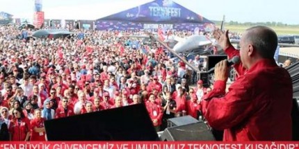 Cumhurbaşkanı Erdoğan, TEKNOFEST Karadeniz 2022 İçin Samsun’a Geldi