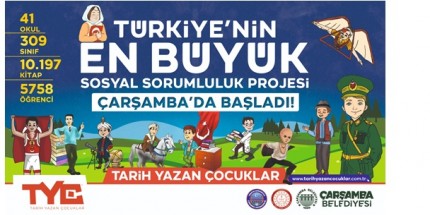 Türkiye’nin En Büyük Sosyal Sorumluluk Projesi Çarşamba’da Başladı