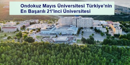 OMÜ, Dünya Sıralamasında Türkiye'nin En Başarılı 21'inci Üniversitesi Oldu1 