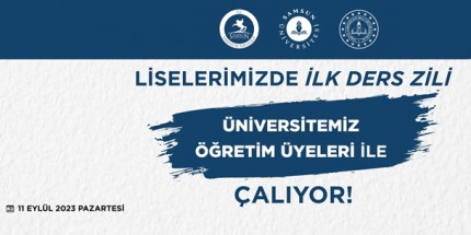 Samsun Üniversitesi Liselilerin Yanında