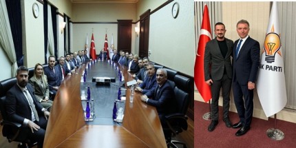 Onur Öztekin'in Yer Aldığı TÜGİK Heyeti Cumhurbaşkanı Erdoğan'la Buluştu