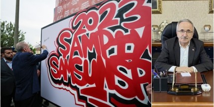 Erdoğan'ın İmzaladığı Grafiti Çalışması İl Başkanlığında Yerini Alacak