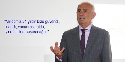 Yusuf  Ziya Yılmaz: "Kalkınma Hamlesi Durmadan Devam Edecek"