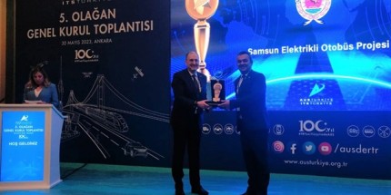 Elektrikli Otobüs Projesi’ne Ödül