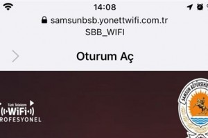 Samsun Büyükşehirden Ücretsiz Wi-Fi Hizmeti