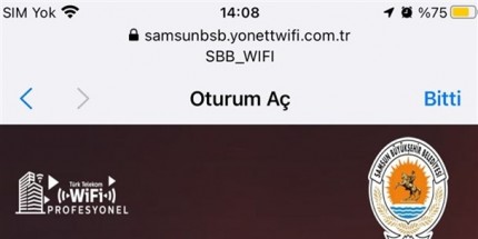 Samsun Büyükşehirden Ücretsiz Wi-Fi Hizmeti