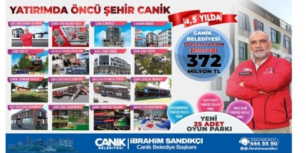 Canik Projelerle Şahlandı 