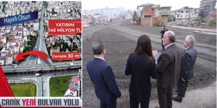Başkan Sandıkçı: “Canik Yeni Bulvar Yolu’nu İlçemize Kazandırdık”