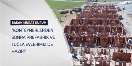 Yığma Tuğladan İnşa Edilen Evler Tamamlanmak Üzere