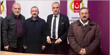 Eyüp Elmas Samsun Gazeteciler Cemiyeti’ni Ziyaret Etti Projelerini Anlattı