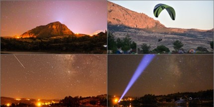 Giresun'da Fotoğraf Tutkunları Gökyüzünü Fotoğrafladı