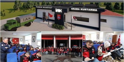 İlkadım Belediyesi Arama Kurtarma Ekibi Kurdu