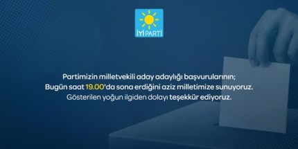 İYİ Parti Samsun’da Başvuru Sayısı Açıklandı