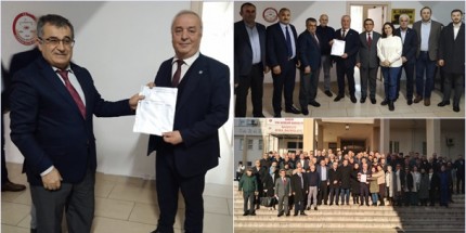 Hasan Aksoy Mazbatasını Aldı