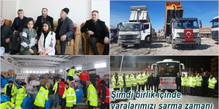 Başkan Sarıcaoğlu: “Depremzede Kardeşlerimiz Asla Yalnız Değil”