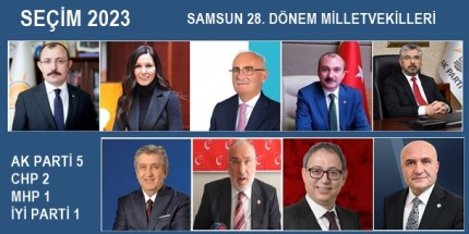Samsun’un 28. Dönem Milletvekilleri