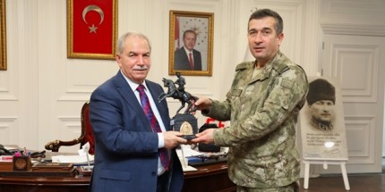 Garnizon Komutanı Uğurlu’dan Başkan Demirtaş’a Ziyaret