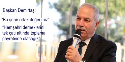 Hemşehri Dernekleri Bu Şehrin Birlik Ve Beraberlik Sembolüdür