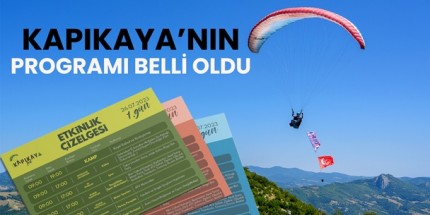 Kapıkaya Doğa Sporları ve Kültür Festivali’nin Programı Belli Oldu