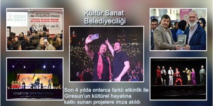 Giresun Belediyesi Kültürel Alanda Önemli Çalışmalara İmza Attı