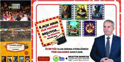 Nostaljik Açık Hava Sinema Günleri 18 Ağustos’ta Başlıyor