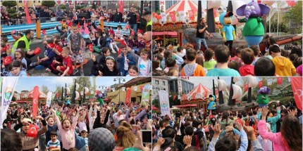 Başkan Demirtaş Bulvar AVM’de Çocukların Şenlik Coşkusuna Ortak Oldu