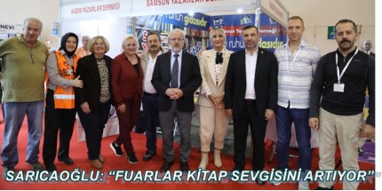 Başkan Sarıcaoğlu Karadeniz Kitap Fuarını İkinci Kez Ziyaret Etti