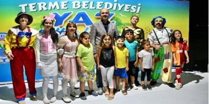 Termeli Çocuklar Doyasıya Eğlendi