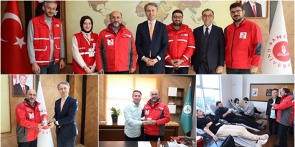Samsun Üniversitesi’nde Kızılay Kan Bağışı Etkinliği