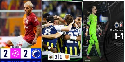 Avrupa Maçlarında 3 Takımımız Haftayı Yenilgisiz Tamamladı