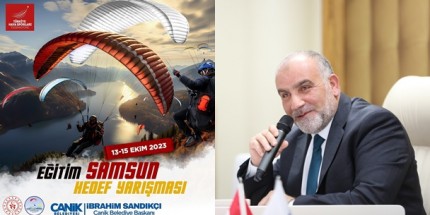 Şehrin İlk Ulusal Yamaç Paraşütü Hedef Yarışması Canik’te Düzenleniyor