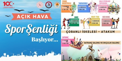 Samsun’da Açık Hava Spor Şenliği Başlıyor