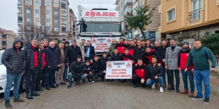 Atakum Şehir Platformu İlk Tır'ı Gönderdi