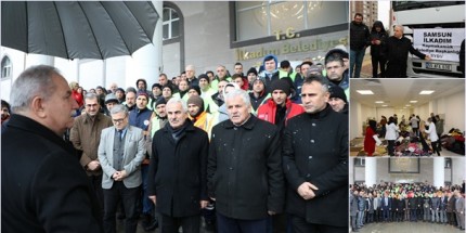 İlkadım Personellerini Deprem Bölgesine Başkan Demirtaş Uğurladı