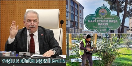 İlkadım Park Bahçeler Ekibi Parklarda Yeşil Dokuyu Öne Çıkarıyor