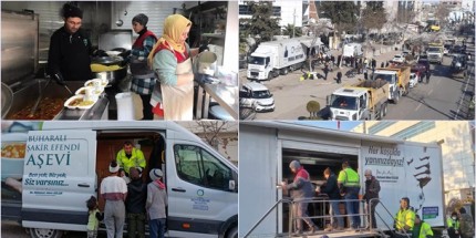 Ordu Büyükşehir Belediyesi Mobil Mutfak Tırı’ndan Sıcak Yemek